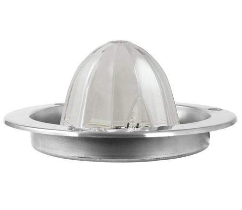 Classic Watermelon LED Light with Stainless Steel Flange Mount Bezel