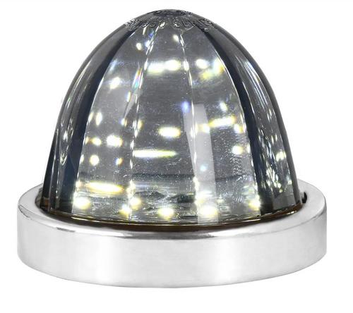 Classic Watermelon Surface Mount LED Light in Smoke Lens