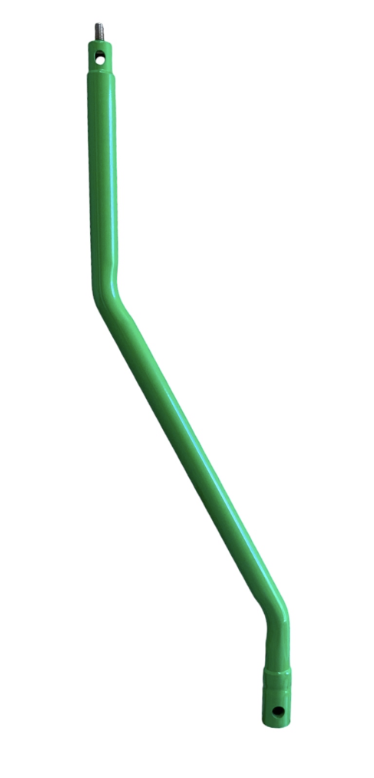 1 1/2" X 30" Shifter SS Tube Peterbilt Double Bend (Steel, Powder Coated Green)