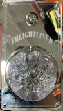 White/Red Clear Watermelon Interior Dome Light Plate Fits Freightliner Century,Columbia,Cascadia