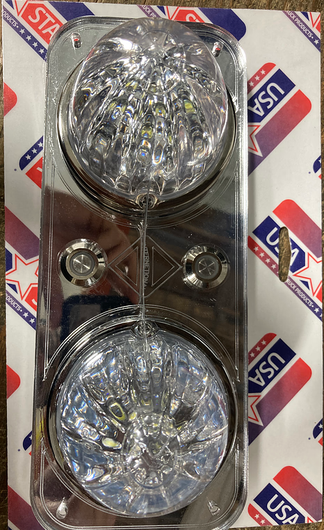 White/Red Clear Interior Watermelon Dome Light Plate Fits international Prostar 2016 older