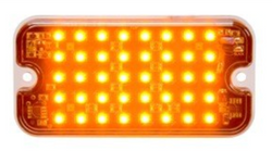 Mini Surface Mount Led Head 4 X 2 40 Leds Amber