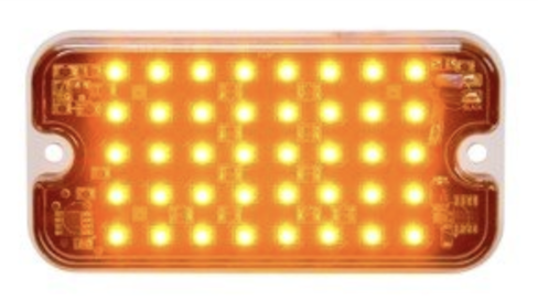 Mini Surface Mount Led Head 4 X 2 40 Leds Amber