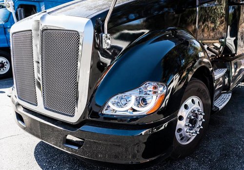 Chrome Projection Headlight With LED Position Light For 2013-2021 Kenworth T680 -Passenger