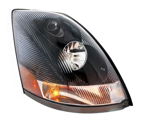 Blackout Headlight Assembly Fits Volvo VN,VNM,VNL 2003-2017 Passenger