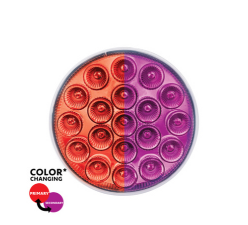19 LED 4" Round Double Fury Light (Stop & Turn)