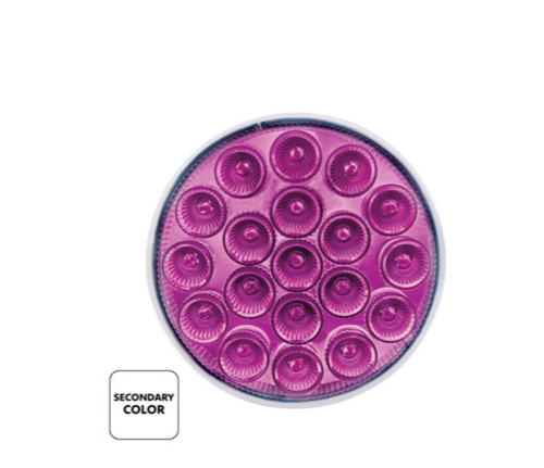19 LED 4" Round Double Fury Light (Stop & Turn)