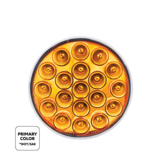 19 LED 4" Round Double Fury Light (Stop & Turn)