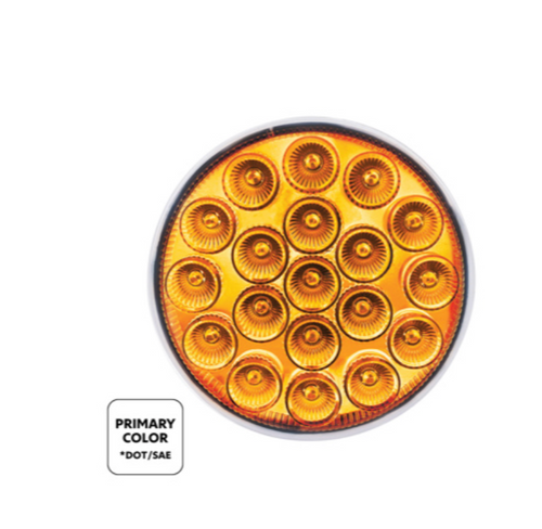 19 LED 4" Round Double Fury Light (Stop & Turn)