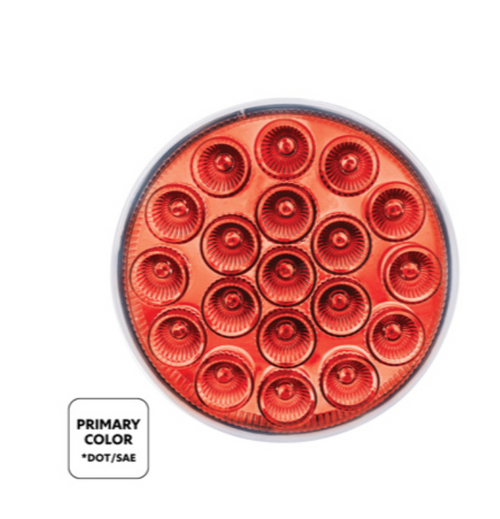 19 LED 4" Round Double Fury Light (Stop & Turn)