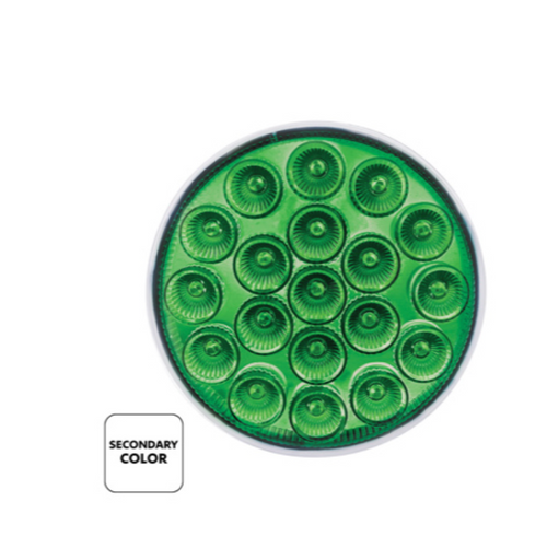 19 LED 4" Round Double Fury Light (Stop & Turn)