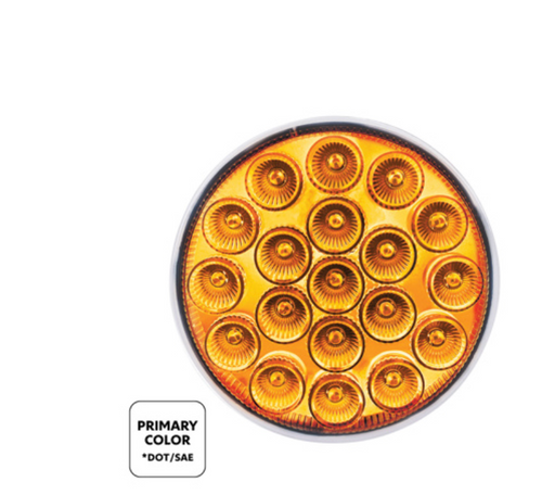 19 LED 4" Round Double Fury Light (Stop & Turn)