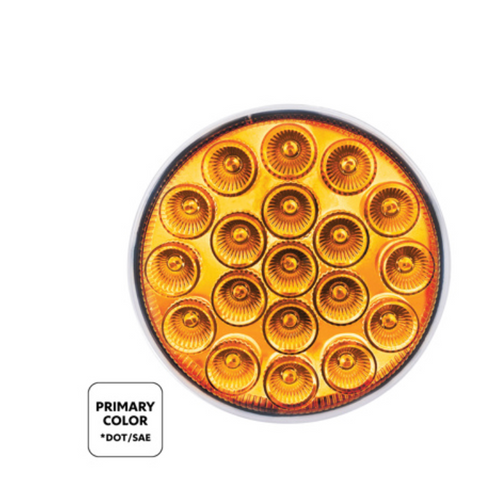 19 LED 4" Round Double Fury Light (Stop & Turn)