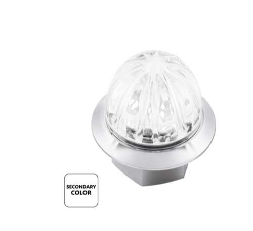  4 LED 3/4" Mini Watermelon Double Fury Light With Clear Lens (Clearance/Marker)