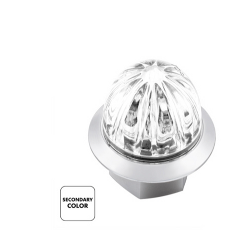  4 LED 3/4" Mini Watermelon Double Fury Light With Clear Lens (Clearance/Marker)