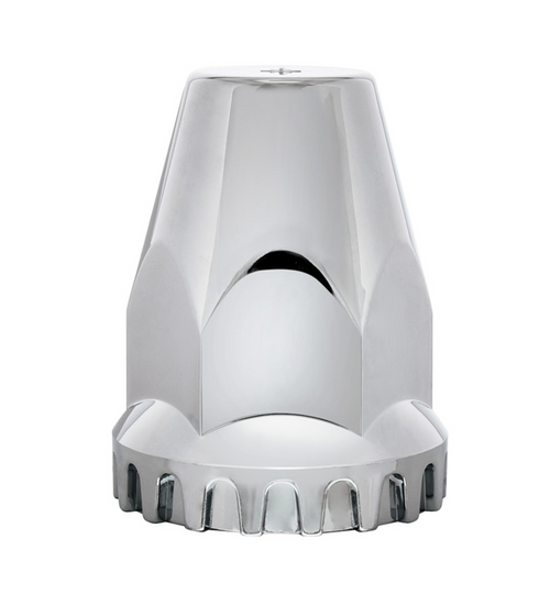 33 mm x 2 3/4" Chrome Plastic Original Nut Cover - Thread-On