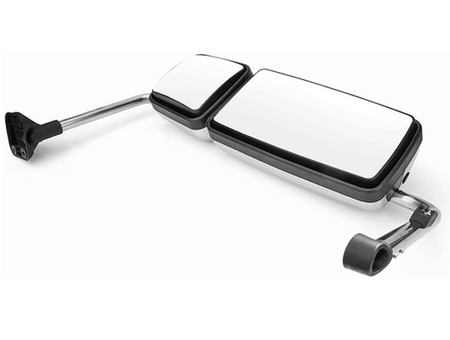 Complete Mirror Assembly fits International Workstar with Chrome Cover Driver Side