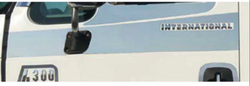 International 4300 Upper Door Logo Trim With Flat Back