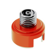 M30X3.5 Thread-On Shift Knob Mounting Adapter For Eaton Fuller Style 13/15/18 Shifter - Cadmium Orange