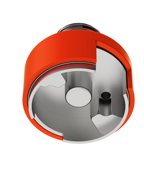 M30X3.5 Thread-On Shift Knob Mounting Adapter For Eaton Fuller Style 13/15/18 Shifter - Cadmium Orange