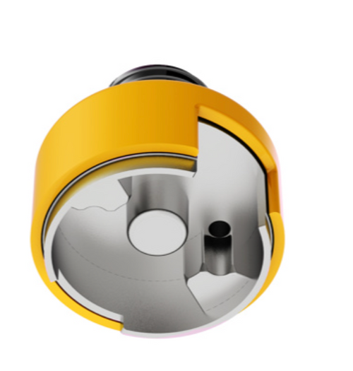 M30X3.5 Thread-On Shift Knob Mounting Adapter For Eaton Fuller Style 13/15/18 Shifter - Electric Yellow