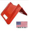 Corner Protector Plastic, 8” X 8” X 10” Double 4-1/2" slot , Color Red, VeeBoard. MADE IN AMERICA