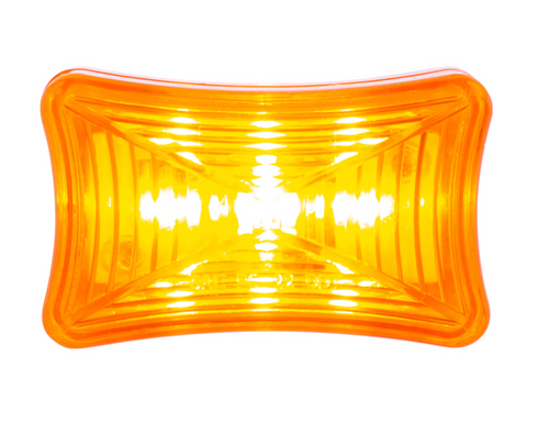 3 LED Rectangular Clearance/Marker Light-Amber LED/Amber Lens
