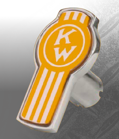 KW Logo Shape Knob Yellow