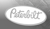 Peterbilt White Oval Emblem