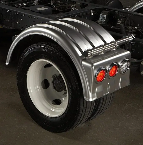 Minimizer Galvanized  w/ Lightbox 19.5" Dual Tires Fender Plastic Tires (445 or 455)( Each )