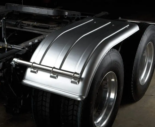 Minimizer Red Half Fender Plastic Designed to fit 22.5” or 24.5” dual tires ( Each )