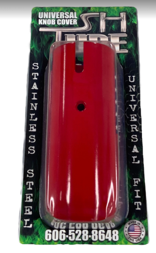 Red Sleeve Universal Knob Covers Shifter S.S.