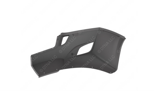 Bumper Cover With Fog Lamp Holes And Without Deflector Holes Fits Freightliner Cascadia 2018-2024 PASSENGER