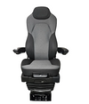 Seat Prime , Two Tone Grey Cloth / Black Edge Leather,  Air Suspension