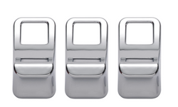 Chrome Switch Cover For Kenworth T680/T880/W990 (3-Pack)