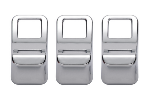 Chrome Switch Cover For Kenworth T680/T880/W990 (3-Pack)