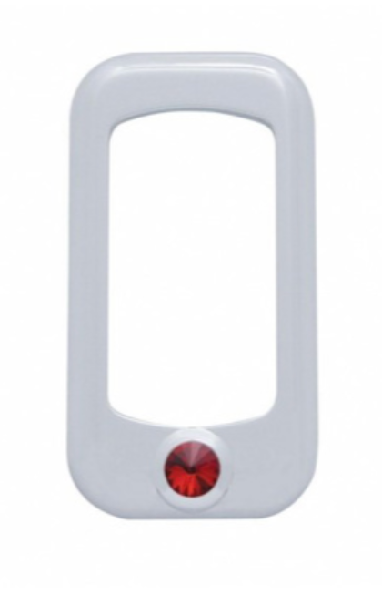 Rocker Switch Trim For Freightliner ,Peterbilt/ Kenworth With Color Diamond (Card of 3)