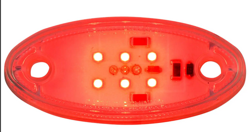 Red/Red LED Glow Base for Grand General Swan Hood Ornament