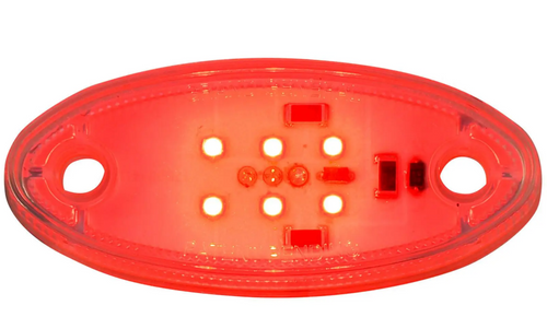 Red/Clear LED Glow Base for Grand General Swan Hood Ornament