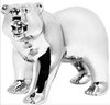 Chrome Growling Bear Hood Ornament