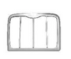 Grille Chrome Without Bug Screen Fits Peterbilt 386