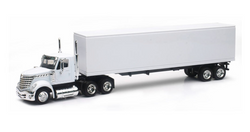 Toy Truck, International Lonestar, White, Long Hauler, Scale 1:43