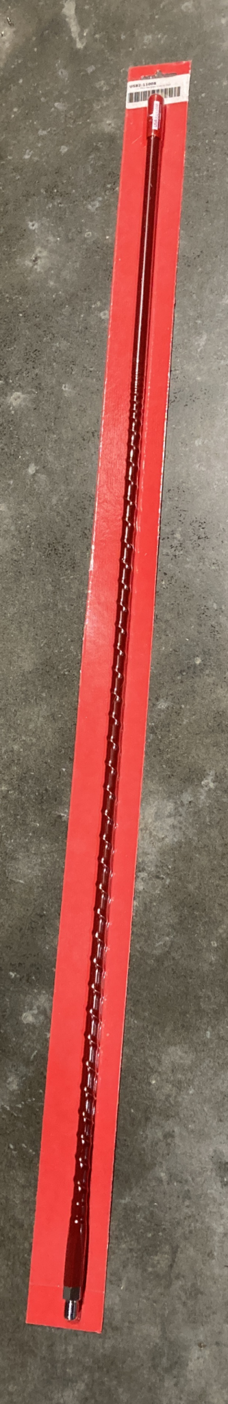 3' Whip Fiberglass Antenna Red “Heavy Duty”