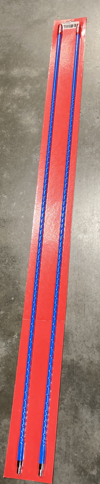 4' Whip Fiberglass Antenna (Blue) “Regular” (2 Pack)