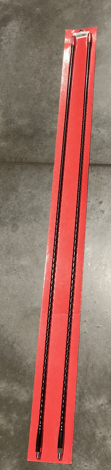 4' Whip Fiberglass Antenna (Black) “Regular” (2 Pack)