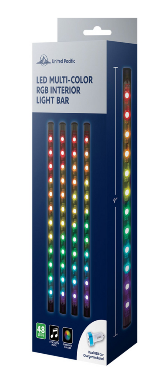 48 LED RGB Multi-Color Interior Light Bar