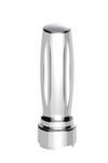 M30X3.5 Thread-On Vegas Style Gearshift Knob With 9/10 Speed Adapter - Chrome/Vertical