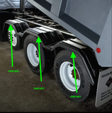 Minimizer Poly Fender Tri-Axle Black ( Each )