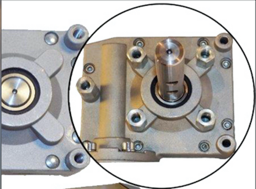 Dump Truck Tarp Motor 600 Watt, Ratio 50:1 - 0.8HP W / Chrome Cover, Ratio 50:1 Slim style Gear Box, 12 Volt 40Amps