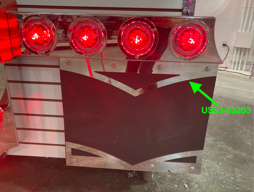 Stainless Steel Tapered Top Mud Flap Weight - Pair